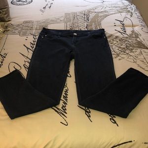 Dark Navy Low Rise Skinny Jeans